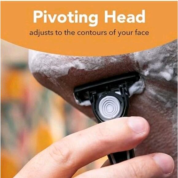 BIC Flex 4 Refillable Razors for Men Gift Sets, 1 Handle and 4 Cartridges,4-Pack - Picture 4 of 6